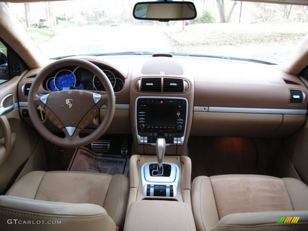 2010 Porsche Cayenne GTS Havanna/Havanna Alcantara Dashboard Photo #74790312