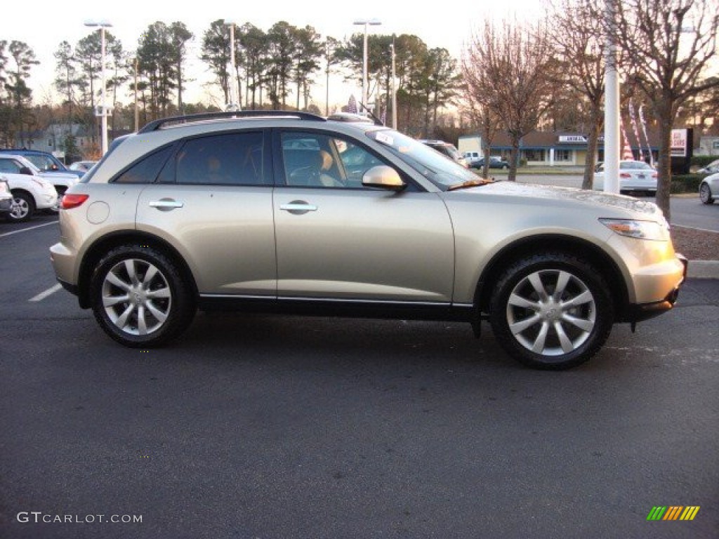 2003 FX 35 AWD - Golden Sand Metallic / Willow photo #3