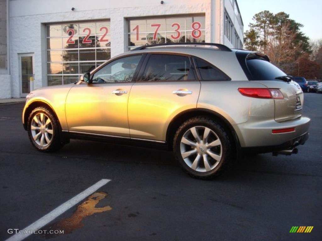 2003 FX 35 AWD - Golden Sand Metallic / Willow photo #5