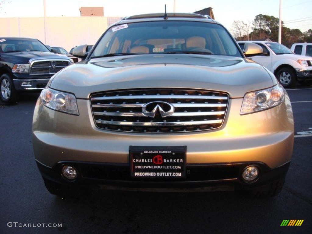 2003 FX 35 AWD - Golden Sand Metallic / Willow photo #8