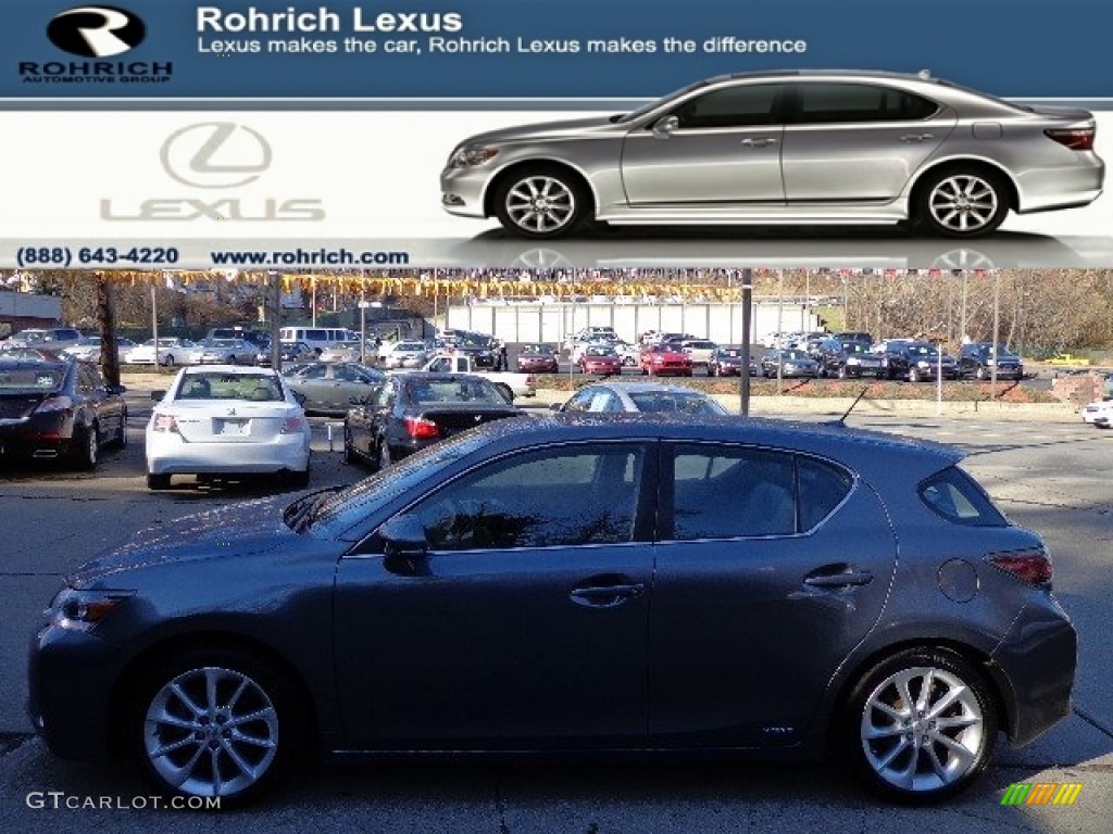 2012 CT 200h Hybrid Premium - Obsidian Black / Black photo #1