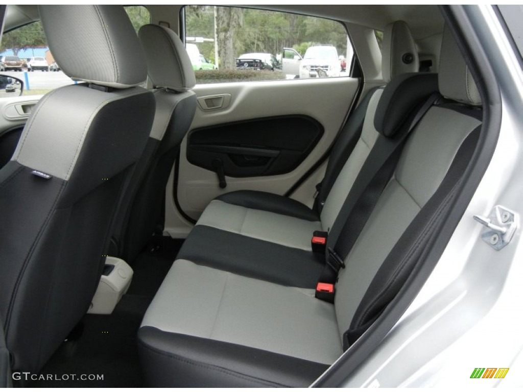 2013 Fiesta S Hatchback - Ingot Silver / Charcoal Black/Light Stone photo #6