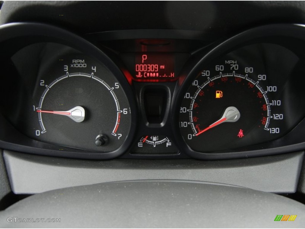 2013 Ford Fiesta S Hatchback Gauges Photo #74792280