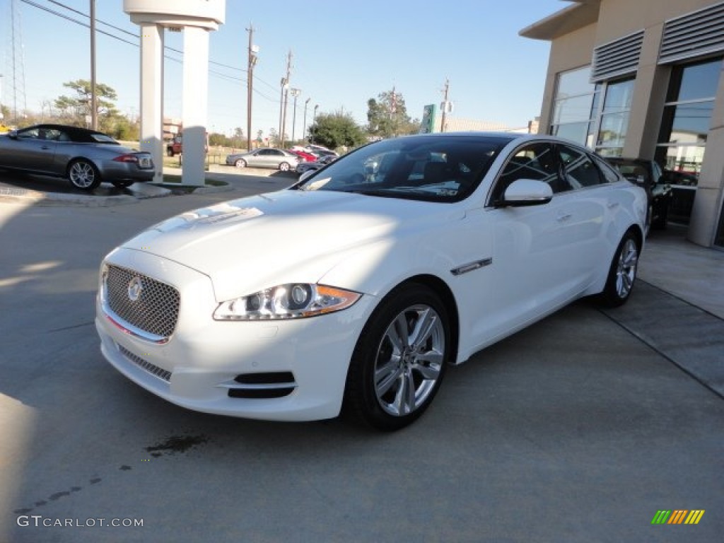Polaris White 2013 Jaguar XJ XJ Exterior Photo #74792855