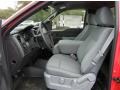 Steel Gray Front Seat Photo for 2013 Ford F150 #74793128