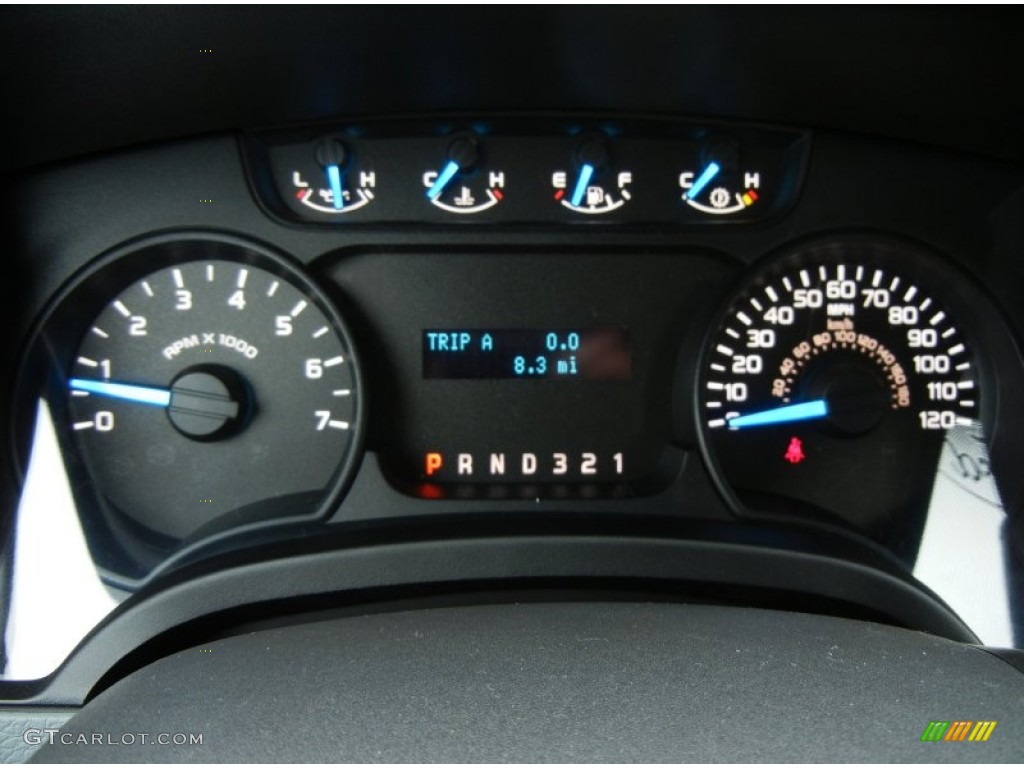 2013 Ford F150 XL Regular Cab Gauges Photo #74793170
