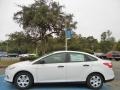 2013 Oxford White Ford Focus S Sedan  photo #2