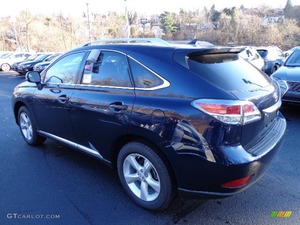 2013 RX 350 AWD - Deep Sea Blue Mica / Parchment/Espresso Birds Eye Maple photo #2