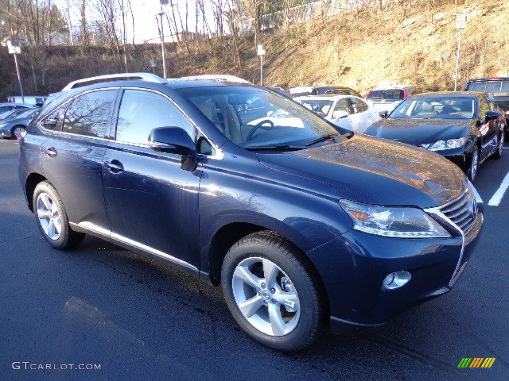 2013 RX 350 AWD - Deep Sea Blue Mica / Parchment/Espresso Birds Eye Maple photo #6