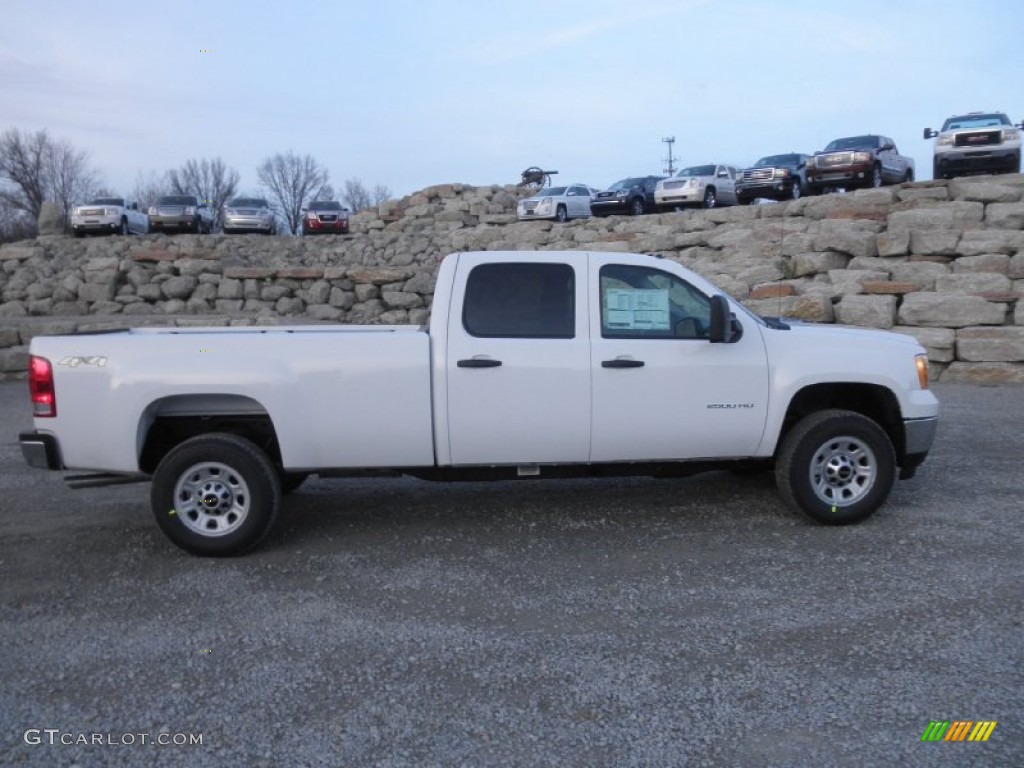 Summit White 2013 GMC Sierra 2500HD Crew Cab 4x4 Exterior Photo #74793839