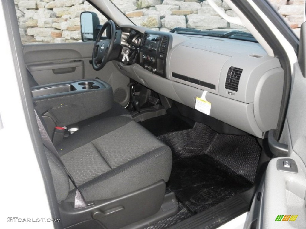 Dark Titanium Interior 2013 GMC Sierra 2500HD Crew Cab 4x4 Photo #74794219