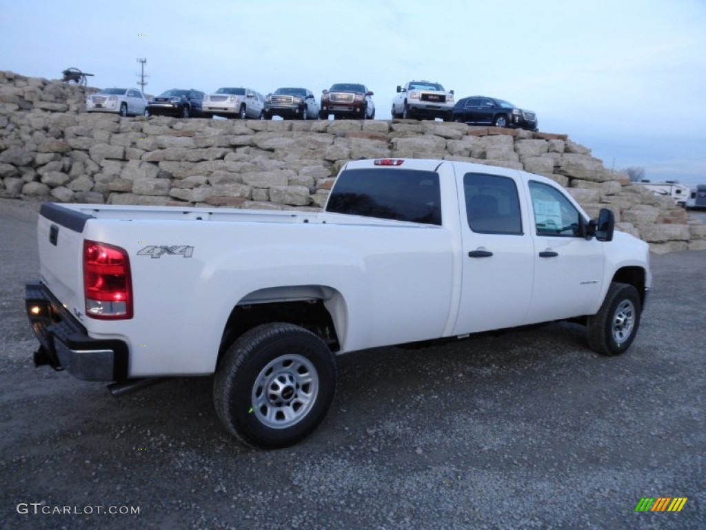 Summit White 2013 GMC Sierra 2500HD Crew Cab 4x4 Exterior Photo #74794292