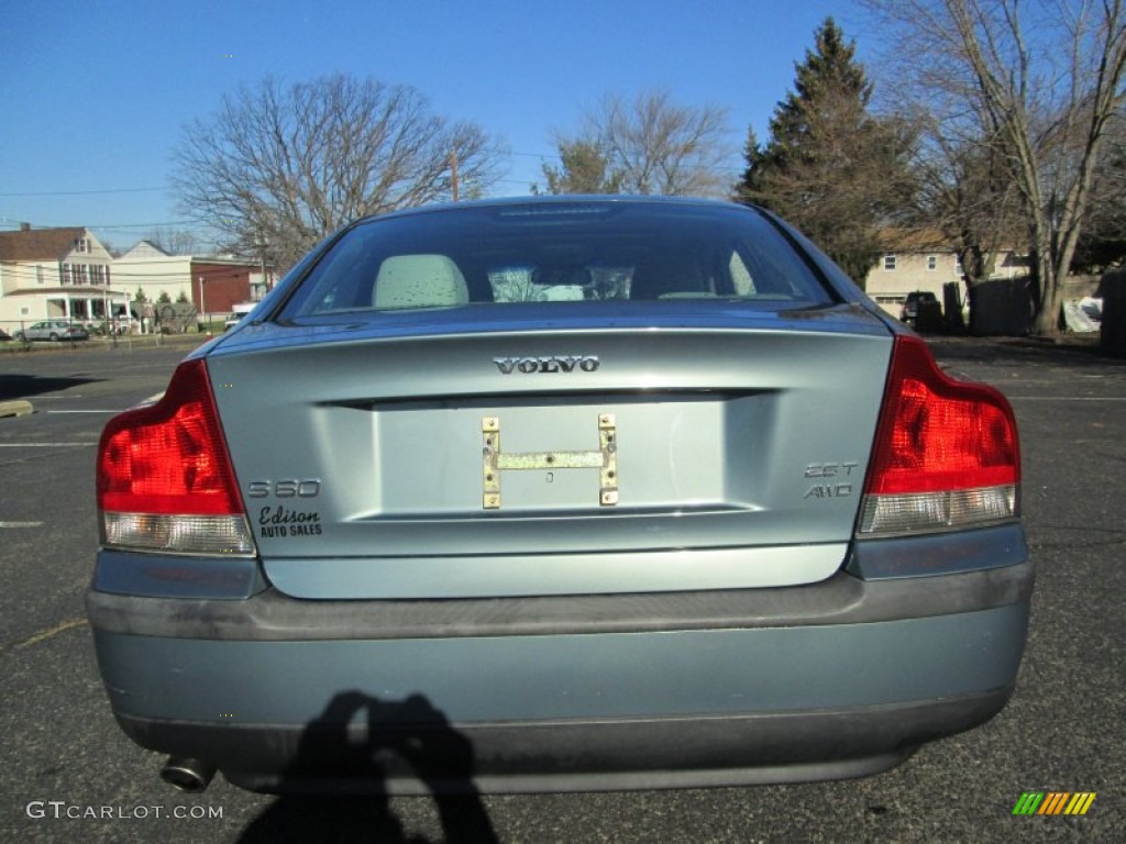 2004 S60 2.5T AWD - Platinum Green Metallic / Taupe/Light Taupe photo #6