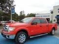 2013 Race Red Ford F150 XLT SuperCrew  photo #1