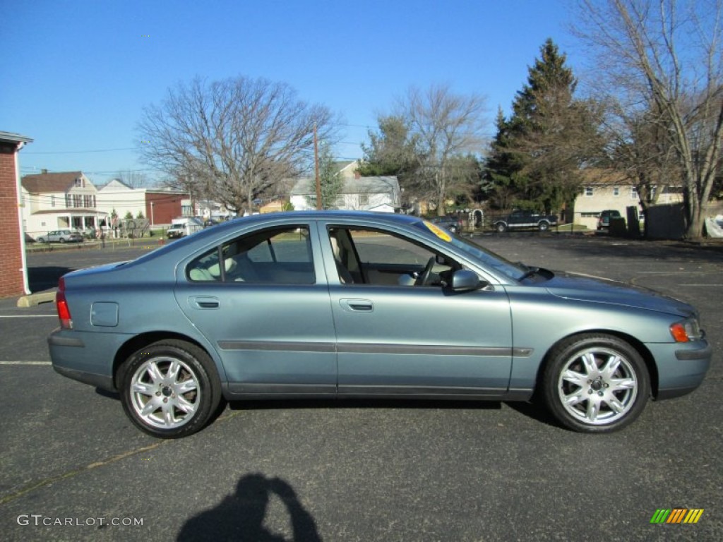 2004 S60 2.5T AWD - Platinum Green Metallic / Taupe/Light Taupe photo #9