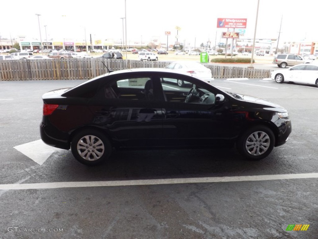 2013 Forte EX - Aurora Black Pearl / Black photo #6