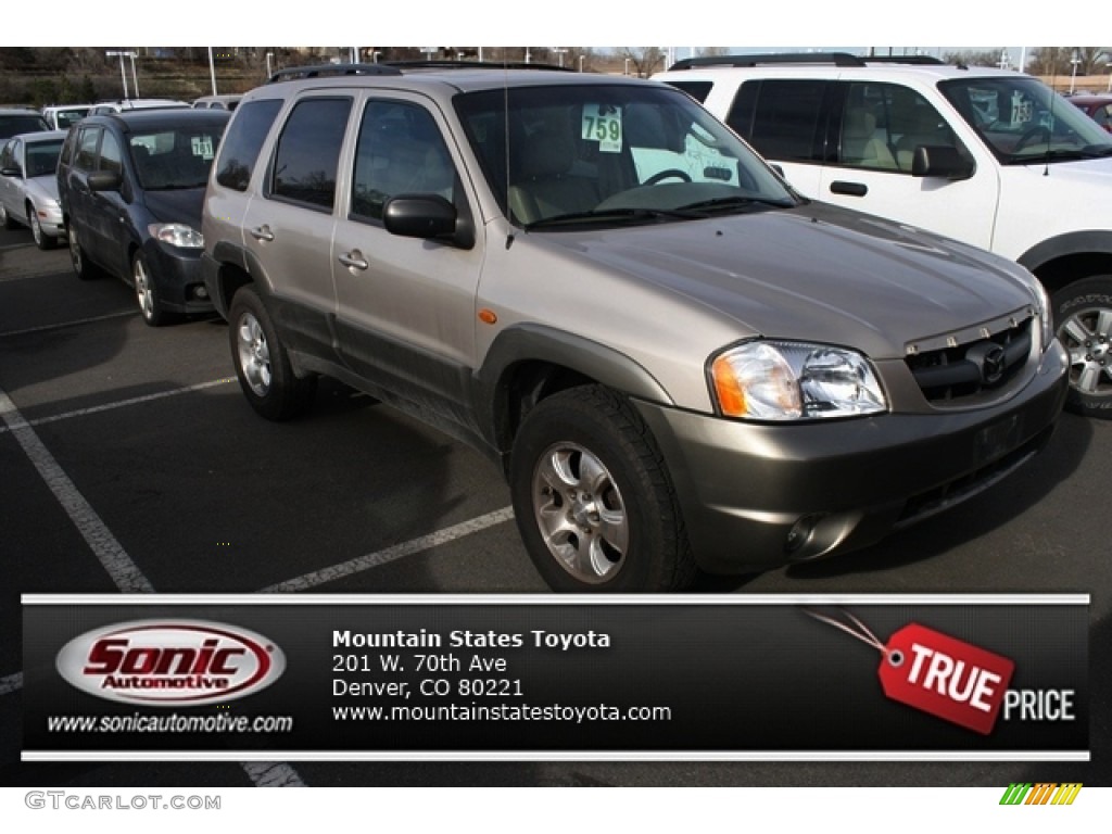 2002 Tribute LX V6 4WD - Chestnut Metallic / Beige photo #1