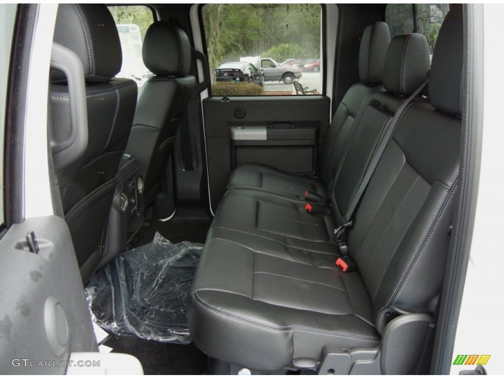 2013 Ford F350 Super Duty Lariat Crew Cab 4x4 Rear Seat Photo #74796503