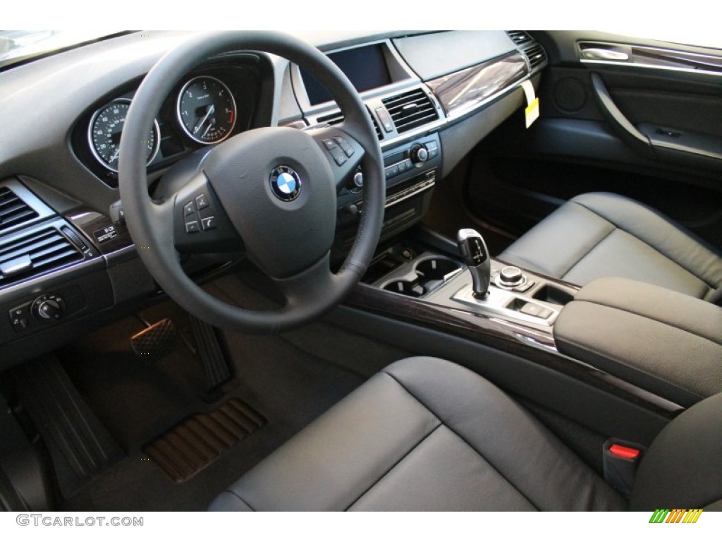 Black Interior 2012 BMW X5 xDrive35d Photo #74796506