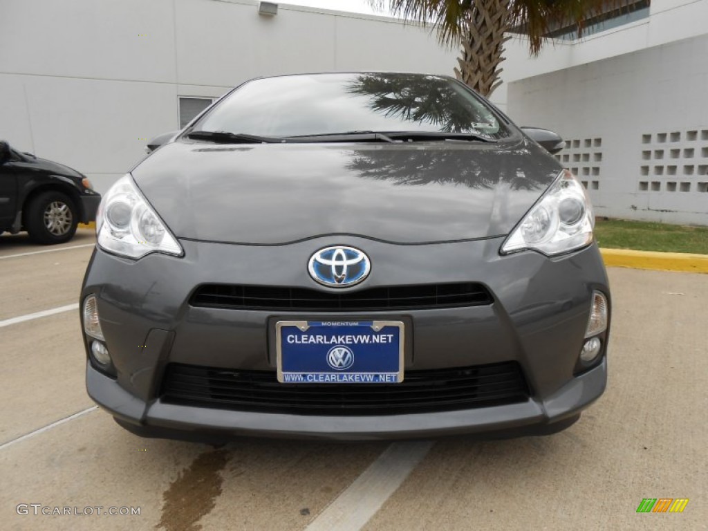 2012 Prius c Hybrid Four - Magnetic Gray Metallic / Black photo #2