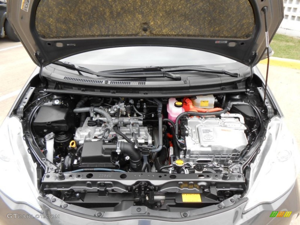 2012 Toyota Prius c Hybrid Four 1.5 Liter DOHC 16-Valve VVT-i 4 Cylinder Gasoline/Electric Hybrid Engine Photo #74797013