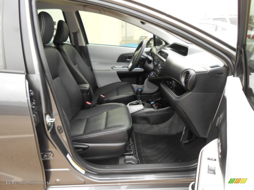 Black Interior 2012 Toyota Prius c Hybrid Four Photo #74797216