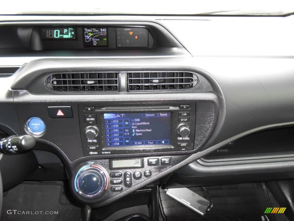 2012 Toyota Prius c Hybrid Four Controls Photo #74797385