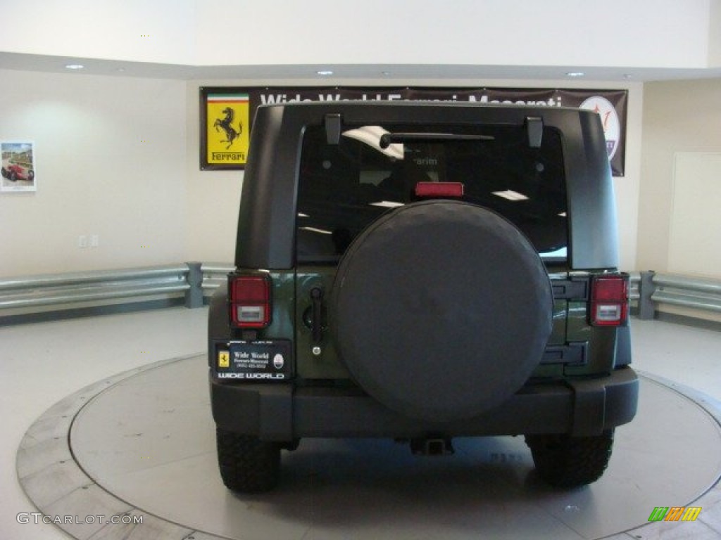 2008 Wrangler Unlimited Rubicon 4x4 - Jeep Green Metallic / Dark Slate Gray/Med Slate Gray photo #6