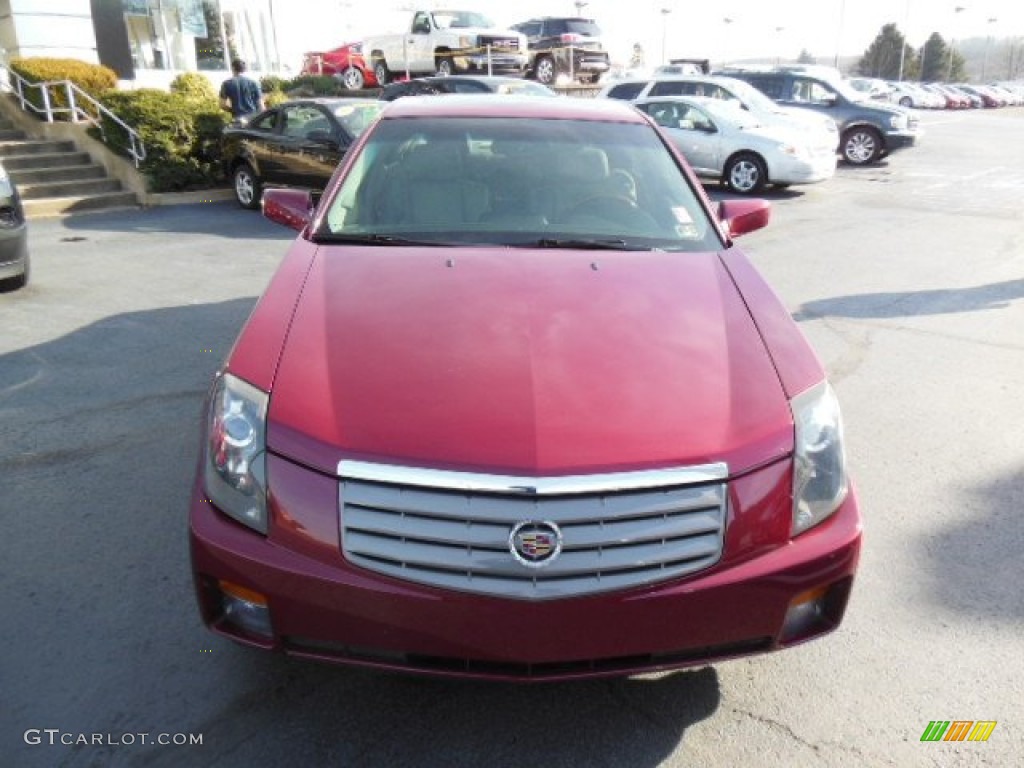2004 CTS Sedan - Red Line / Light Gray/Ebony photo #3