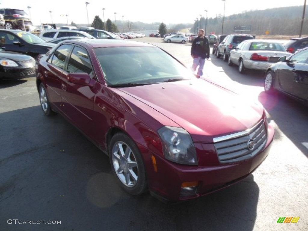 2004 CTS Sedan - Red Line / Light Gray/Ebony photo #4