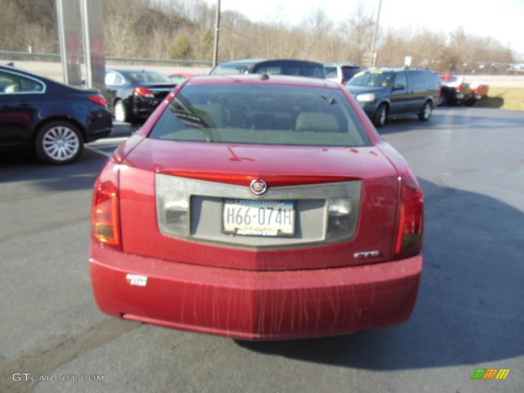 2004 CTS Sedan - Red Line / Light Gray/Ebony photo #7