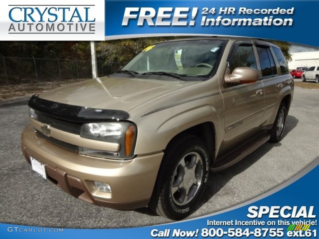 2004 TrailBlazer LT - Sandstone Metallic / Light Cashmere photo #1