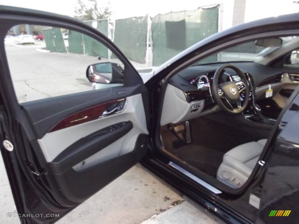 Light Platinum/Jet Black Accents Interior 2013 Cadillac ATS 2.0L Turbo Premium Photo #74799259