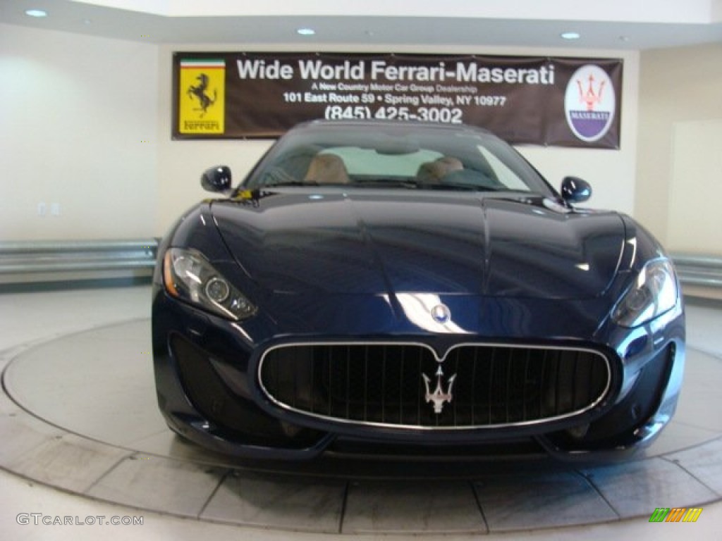 2013 GranTurismo Sport Coupe - Blu Oceano (Blue Metallic) / Cuoio photo #2