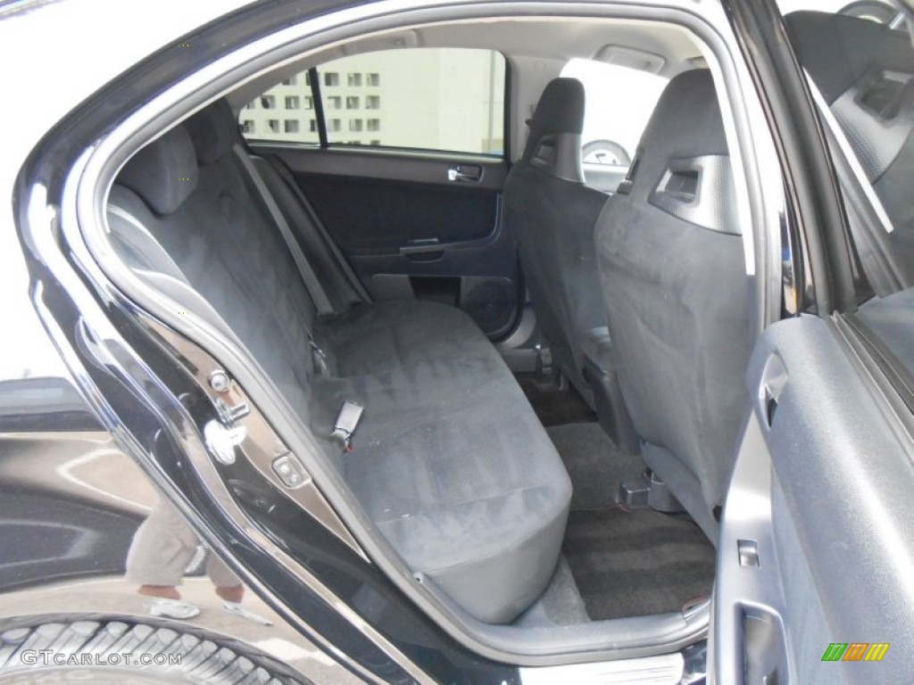 Black Interior 2010 Mitsubishi Lancer Sportback RALLIART AWD Photo #74799974