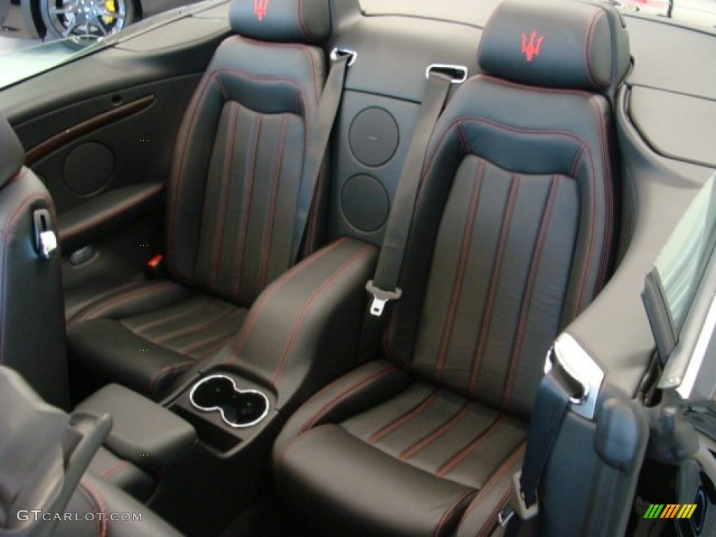 2013 Maserati GranTurismo Convertible GranCabrio Rear Seat Photo #74800560
