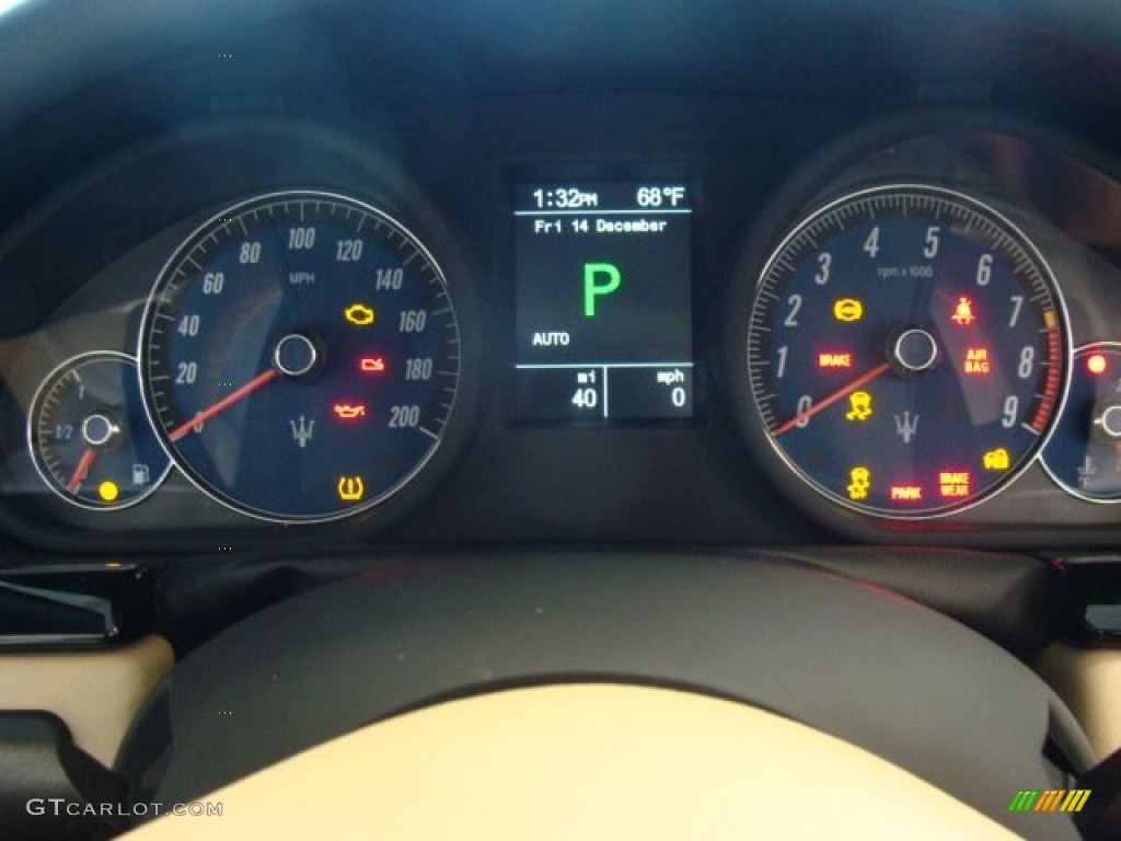 2013 Maserati GranTurismo Convertible GranCabrio Gauges Photo #74801358