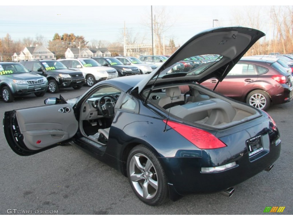 2008 350Z Touring Coupe - San Marino Blue / Frost photo #7