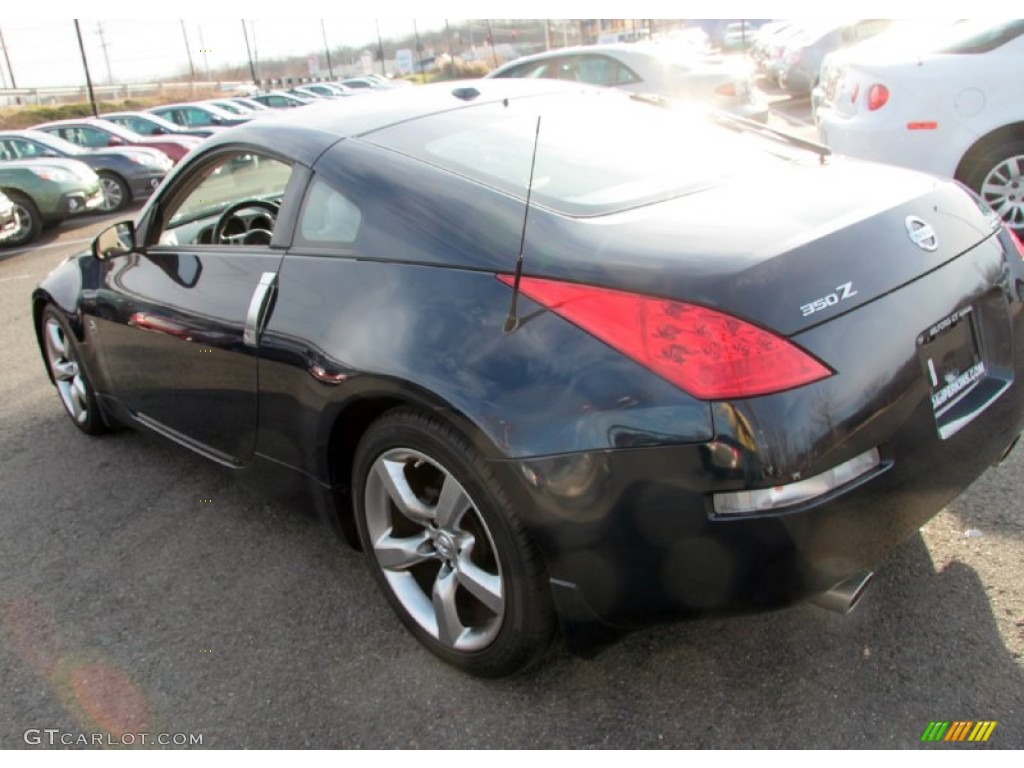 2008 350Z Touring Coupe - San Marino Blue / Frost photo #10