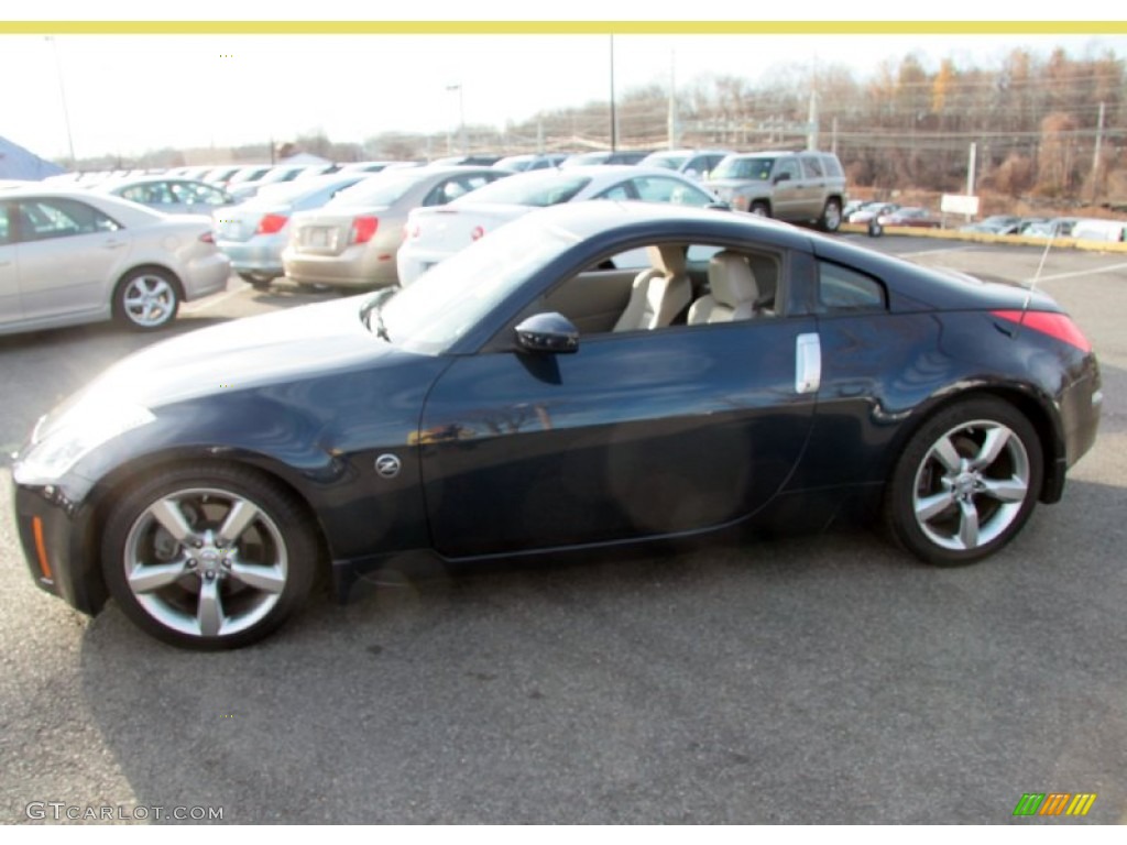 2008 350Z Touring Coupe - San Marino Blue / Frost photo #11