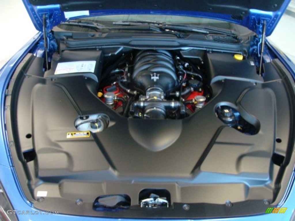 2013 GranTurismo Convertible GranCabrio - Blu Mediterraneo (Blue Metallic) / Pearl Beige photo #35