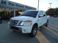 2012 Blizzard White Nissan Titan Pro-4X Crew Cab 4x4  photo #1