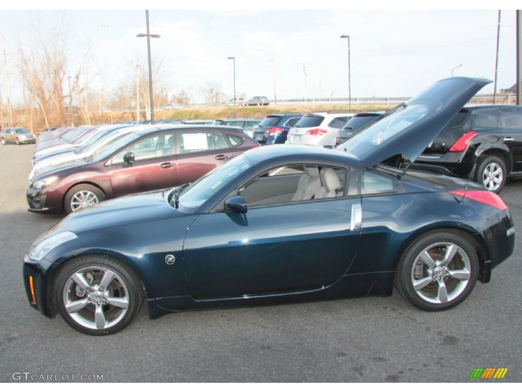2008 350Z Touring Coupe - San Marino Blue / Frost photo #15