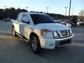 2012 Blizzard White Nissan Titan Pro-4X Crew Cab 4x4  photo #2