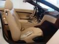 2013 Maserati GranTurismo Convertible Pearl Beige Interior Front Seat Photo