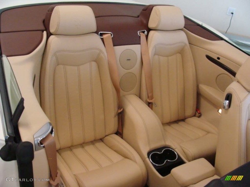 Pearl Beige Interior 2013 Maserati GranTurismo Convertible GranCabrio Photo #74802221