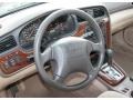 2003 Subaru Outback Beige Interior Steering Wheel Photo