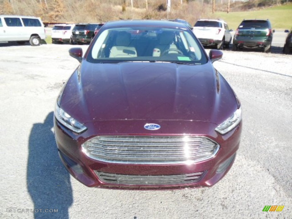 2013 Fusion S - Bordeaux Reserve Red Metallic / Earth Gray photo #3