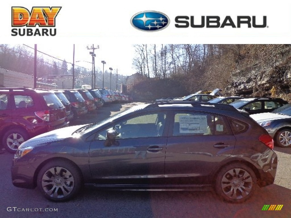 Dark Gray Metallic Subaru Impreza