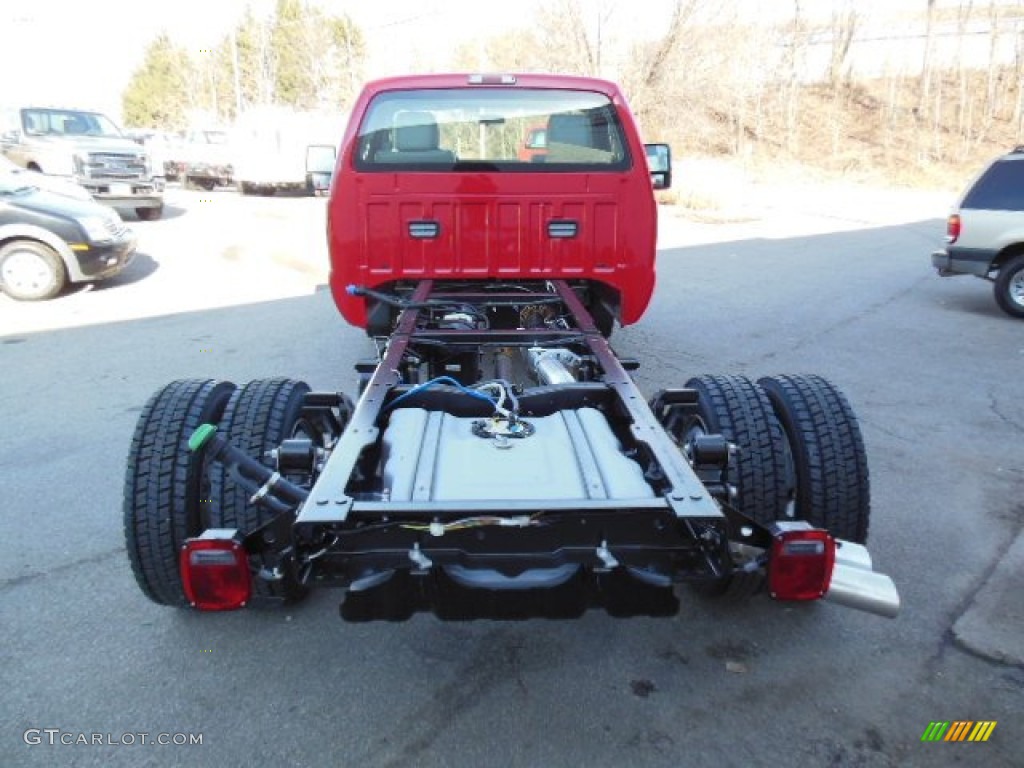 Vermillion Red 2013 Ford F550 Super Duty XL Regular Cab 4x4 Chassis Exterior Photo #74803722
